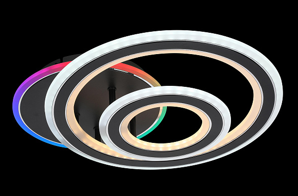 Светодиодная люстра SC1808/1+1 BK RGB