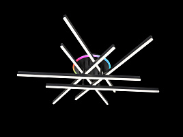 Светодиодная люстра SC1019/6 BK