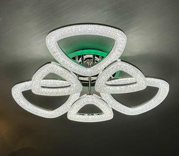 Светодиодная люстра SC607/3+3 CH RGB