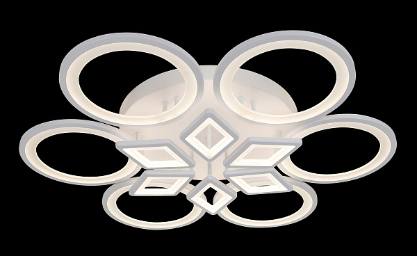 Светодиодная люстра 1400/6+6 WH