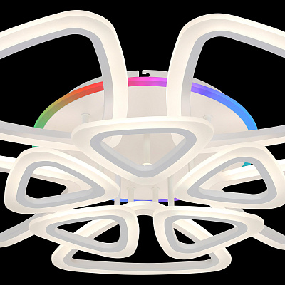 Светодиодная люстра 1246/5+5 WH