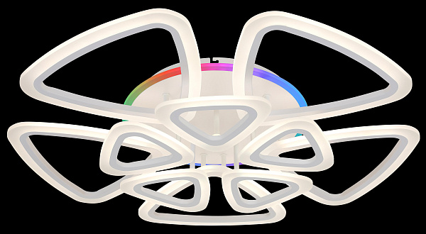 Светодиодная люстра 1246/5+5 WH