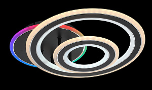 Светодиодная люстра SC1808/1+1 BK RGB