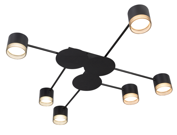 Рожковая люстра SC9747-6  BK