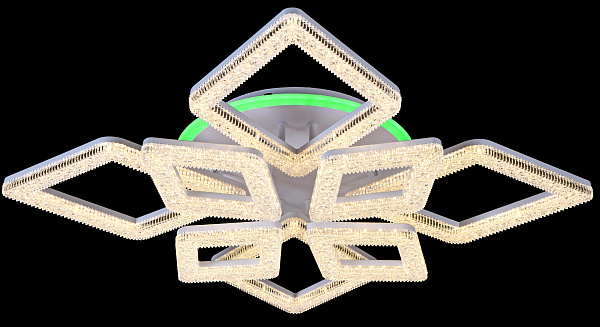 Светодиодная люстра SC20251/4+4 WH RGB