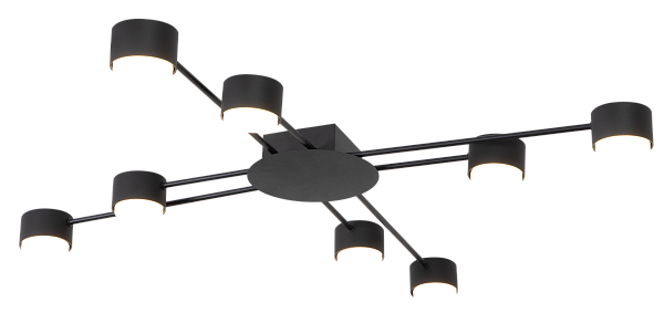 Рожковая люстра SC3060-8  BK