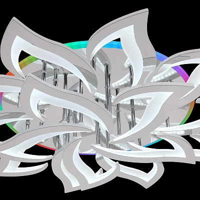 Светодиодная люстра SC278/10+5 RGB CH