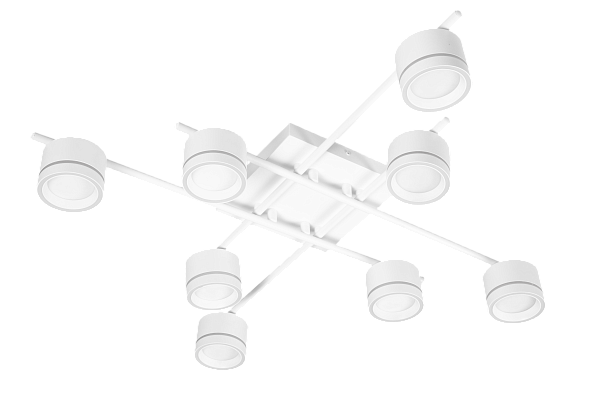 Рожковая люстра SC1642-8  WH