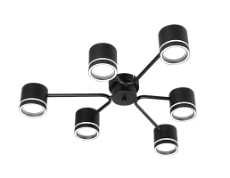 Рожковая люстра SC1652-6  BK
