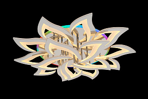 Светодиодная люстра SC278/10+5 RGB CH