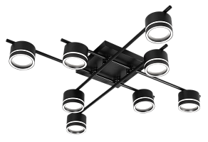 Рожковая люстра SC1642-8  BK