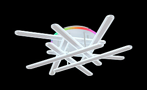 Светодиодная люстра SCA19/8 WH