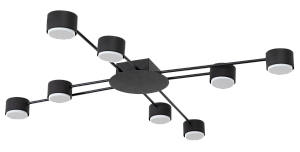 Рожковая люстра SC3060-8  BK