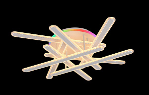 Светодиодная люстра SCA19/8 WH