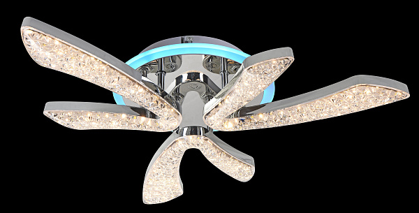 Светодиодная люстра SC062/5 CH RGB