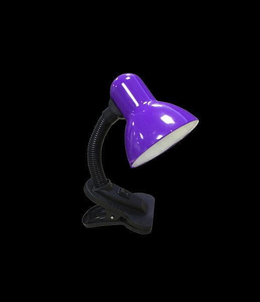 Настольная лампа фиолетовая  108B-50шт/кор.