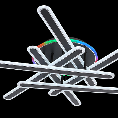Светодиодная люстра SC11/6 BK RGB