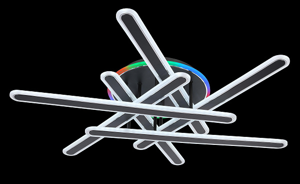 Светодиодная люстра SC11/6 BK RGB