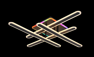 Светодиодная люстра SCA19/4 BK