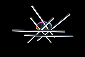 Светодиодная люстра SC1019/6 BK